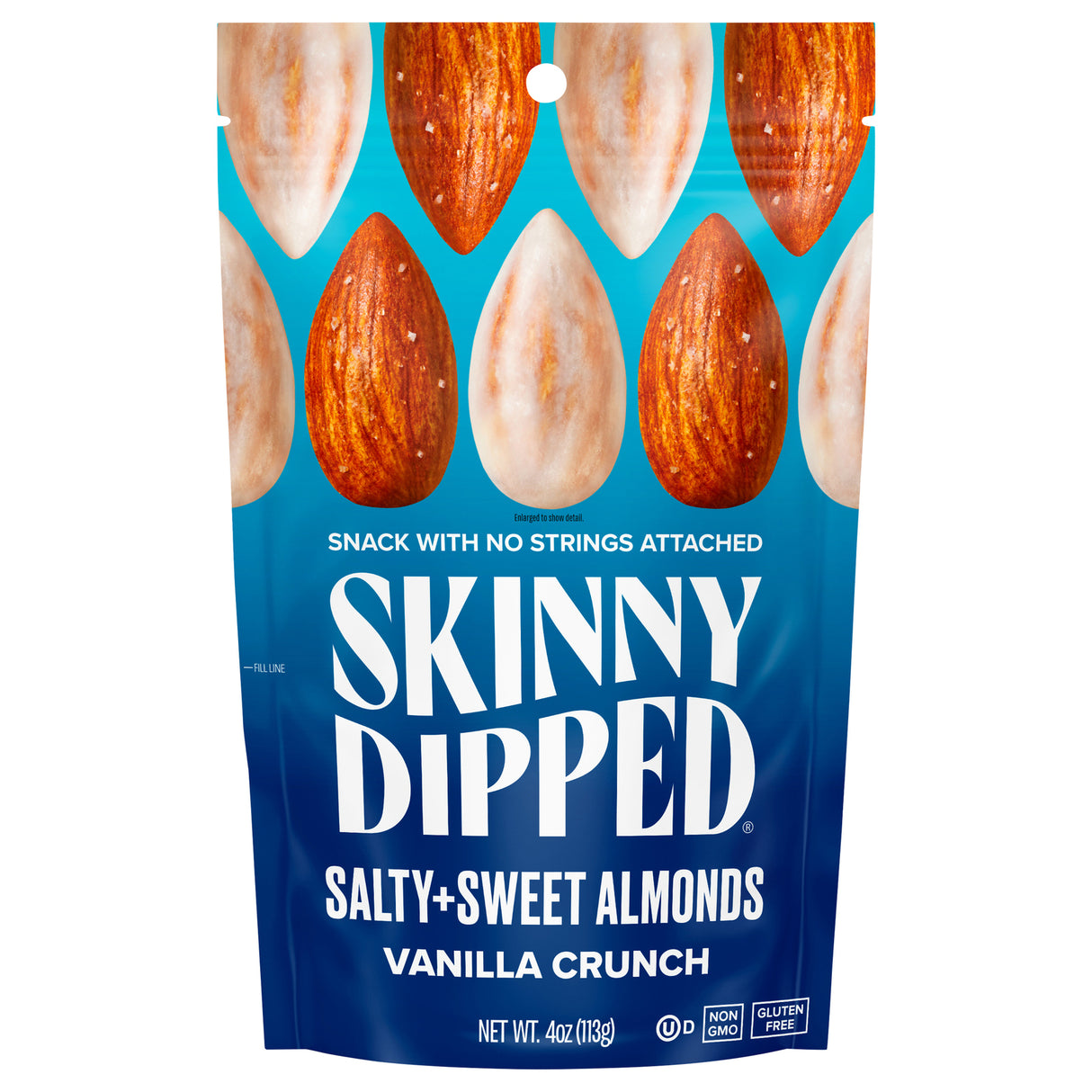 Skinnydipped Almonds Vancrnchs Chocolate Crunch, 10 Packs of 4 oz, Snack Size