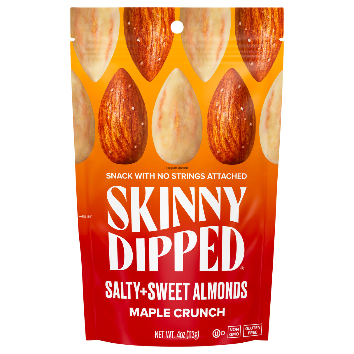 Skinnydipped Almonds Maple Crunch (4 oz) - 10 Pack | Sweet & Crunchy Treat