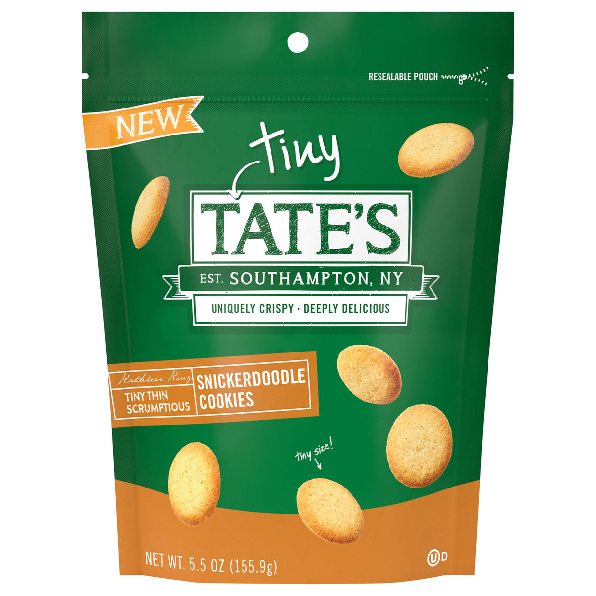 Tate's Bake Shop Tiny Snickerdoodle Cookies, 6-5.5 oz Packs