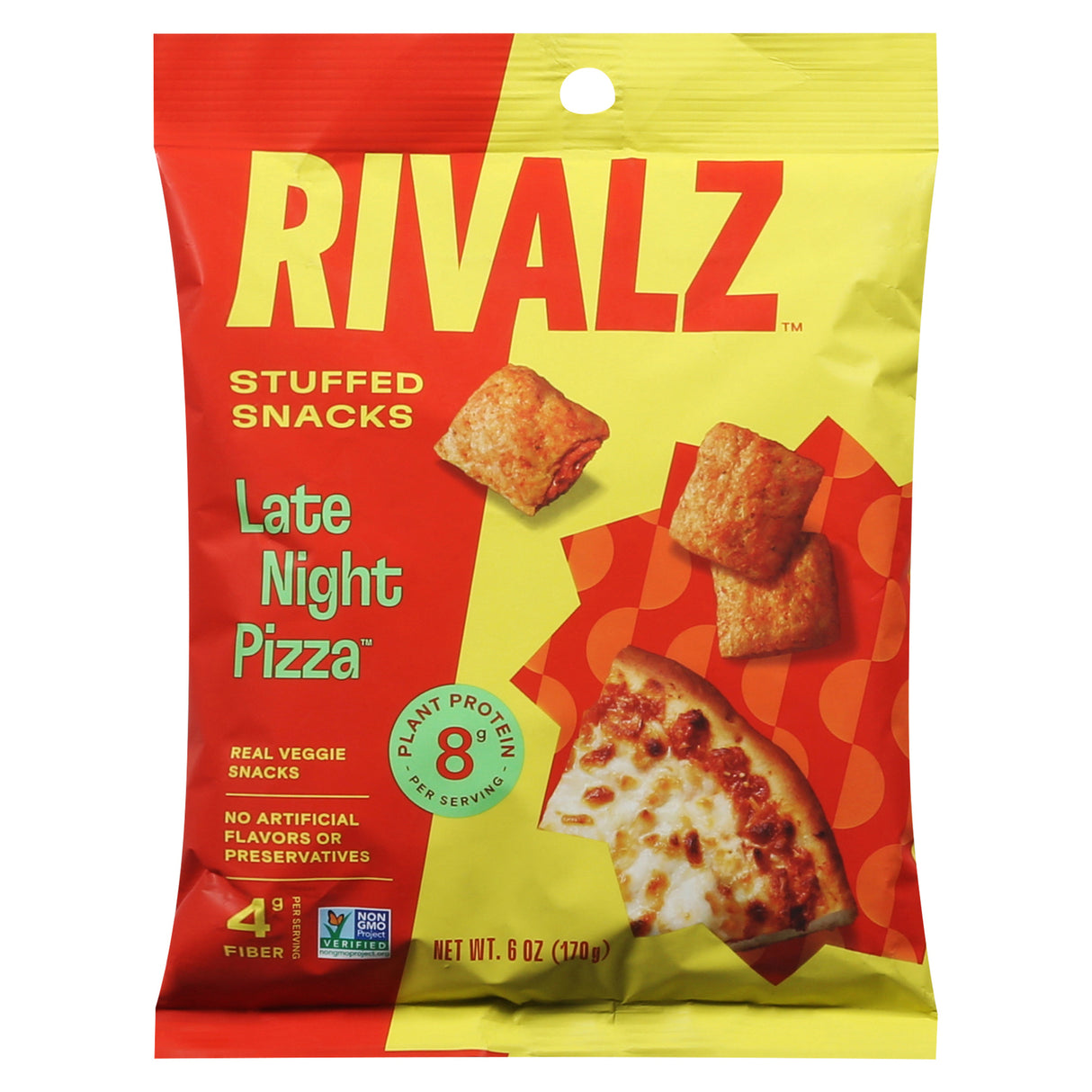 Rivalz Pizza Snacks: 10 Pack Late Night Veggie Pizza Bites - 6 oz Each