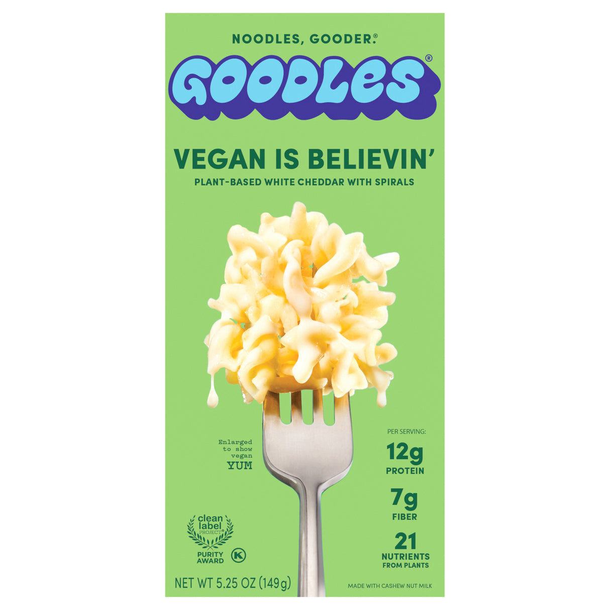 Goodles Vegan Mac and Cheese 12 Pack | Vegan Mac & Cheese by Goodles