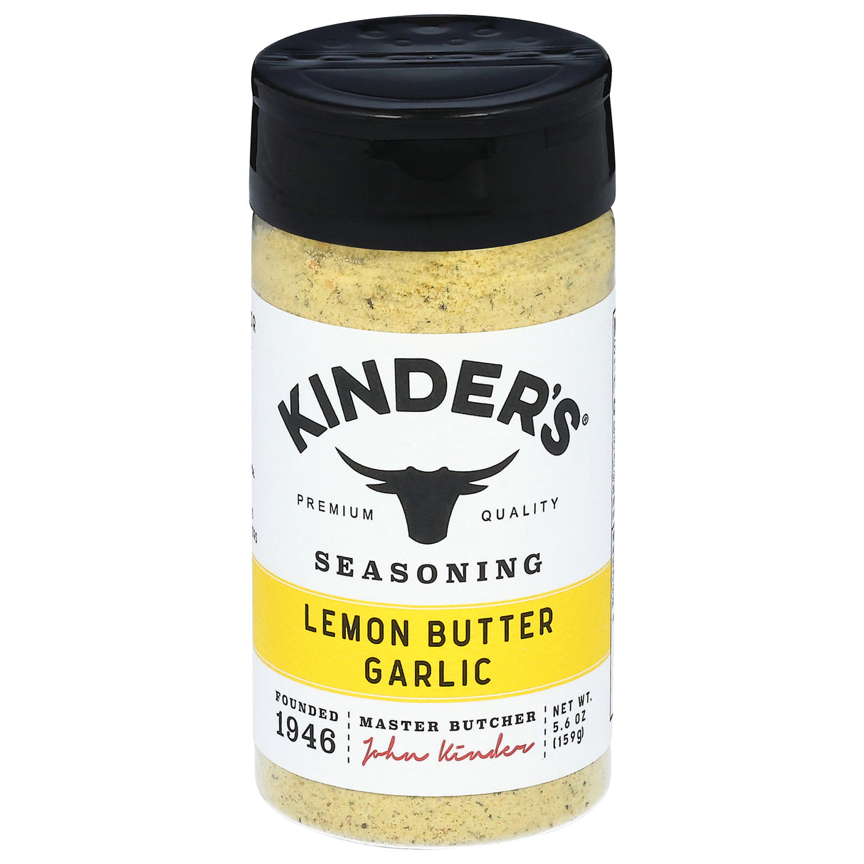 Kinder's Lemon Butter Garlic Seasoning (5.6 Oz) - 6 Pack | Zesty Citrus Herb Blend