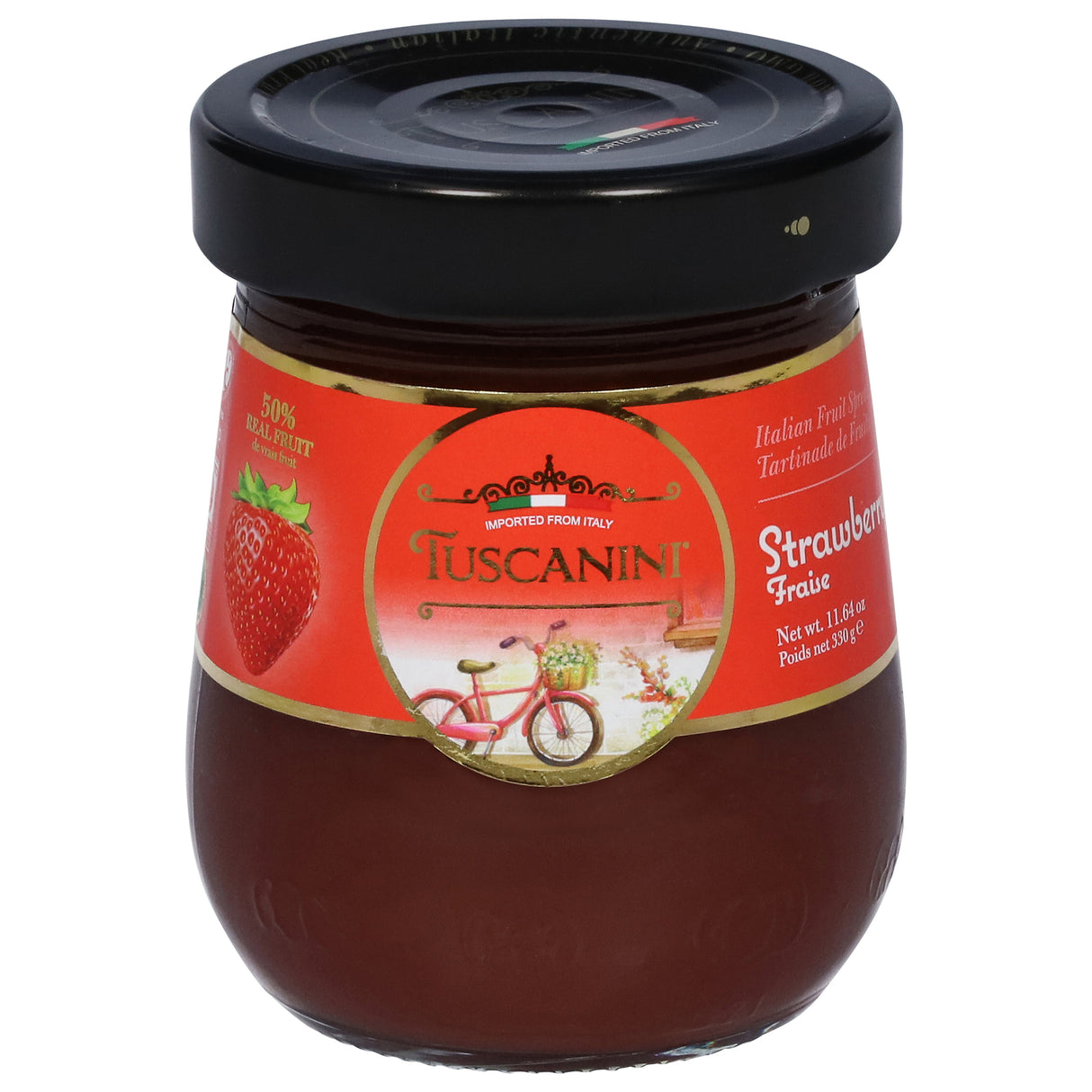 Tuscanini Strawberry Preserves - 11.64 Oz Jar (Pack of 12)