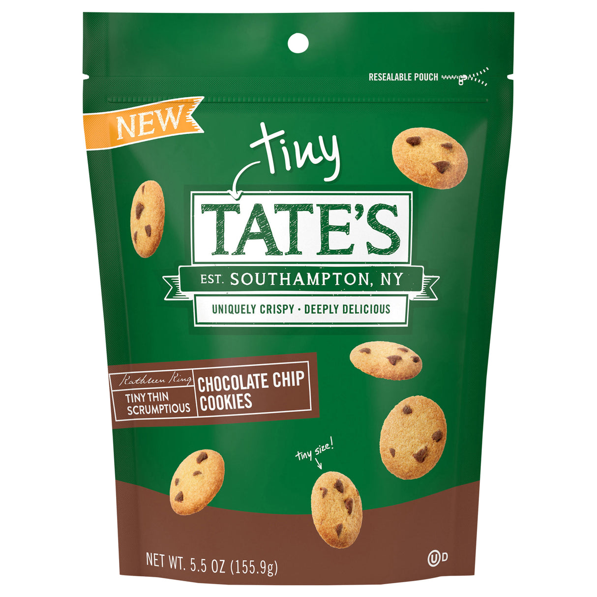 Tate's Bake Shop Tiny Chocolate Chip Cookies, 6-5.5 oz Packs
