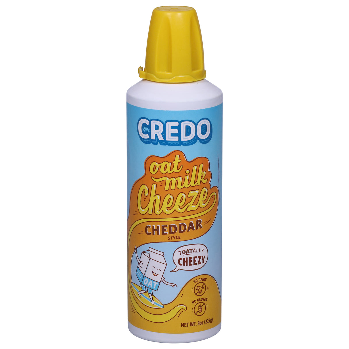 Credo Foods Cheeze Spry Oatmilk Chedd - 8 oz (Pack of 12) - Vegan Cheese Spread