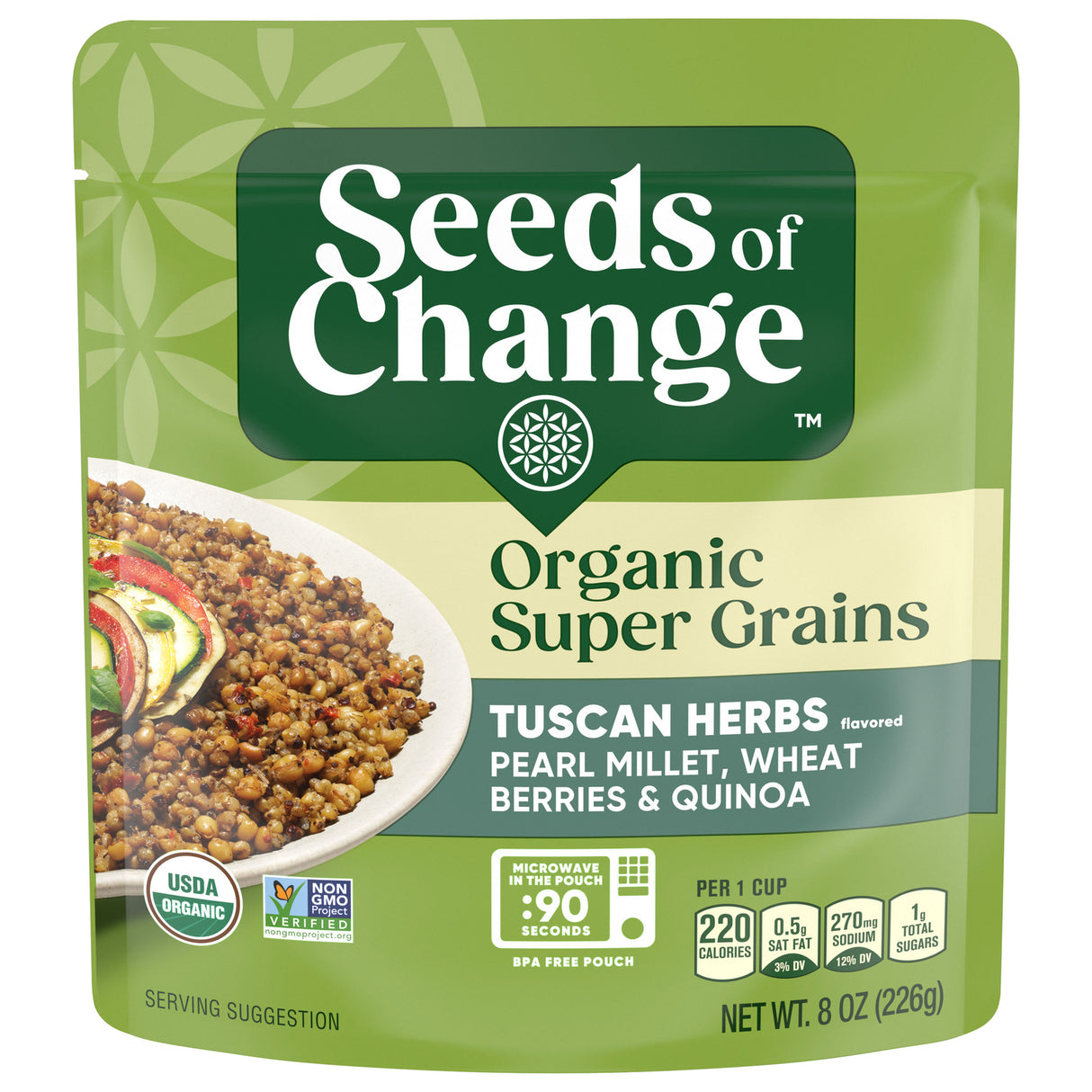 Seeds of Change Super Grains Organic 8 oz, Culinary Herbs, 6-Count Pack