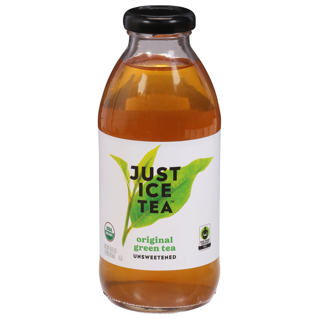 Just Ice Tea Organic Green Tea Organic - 12 x 16 fl oz