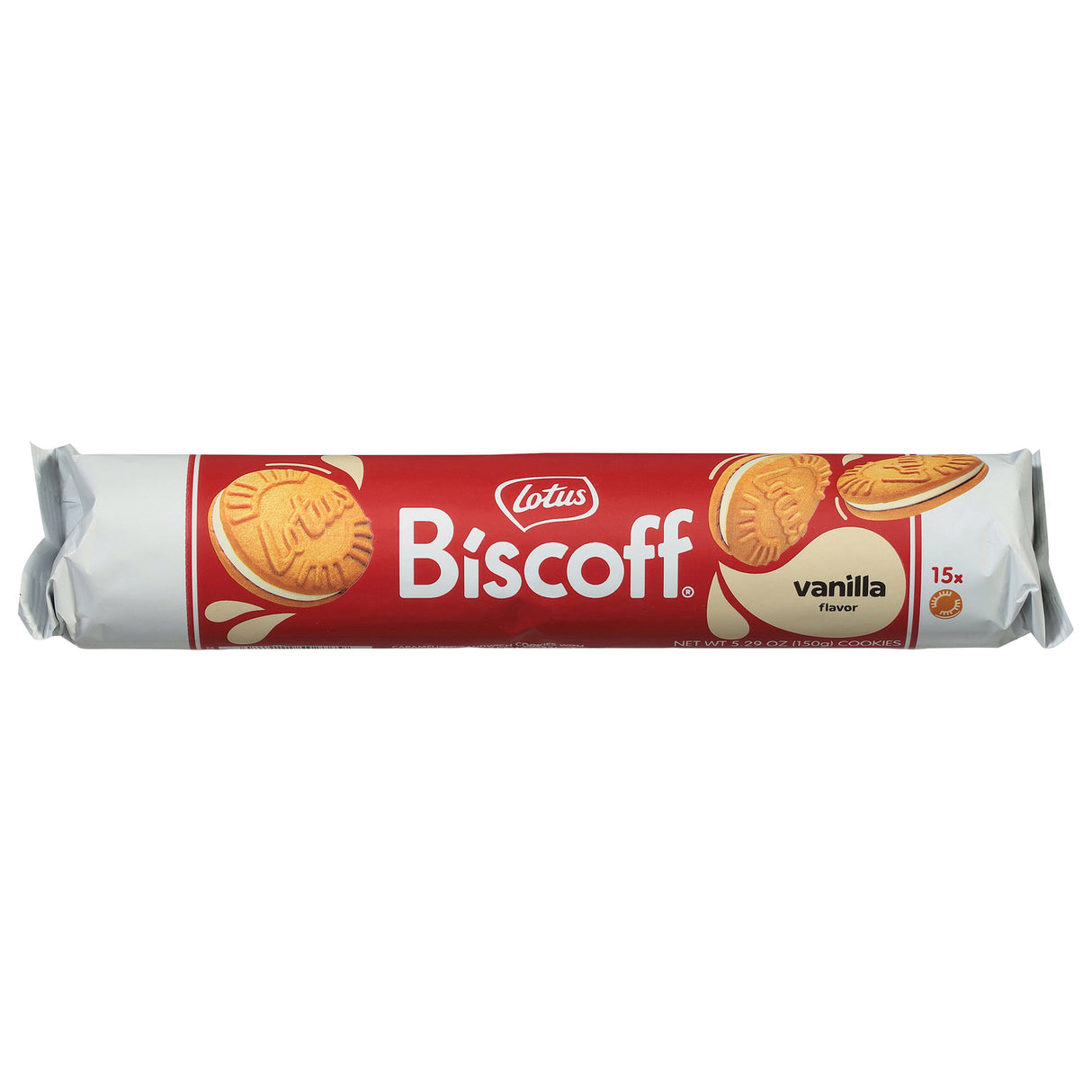 Biscoff Vanilla Cream Sandwich Cookies (9 Count) | Delicious Treat - 5.29 Oz