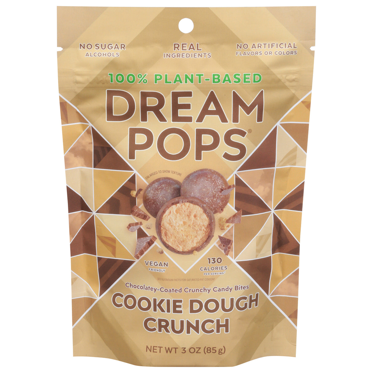 Dream Pops Cndybite Crunch Cookie Dough - Pack of 8 (3 oz Each)