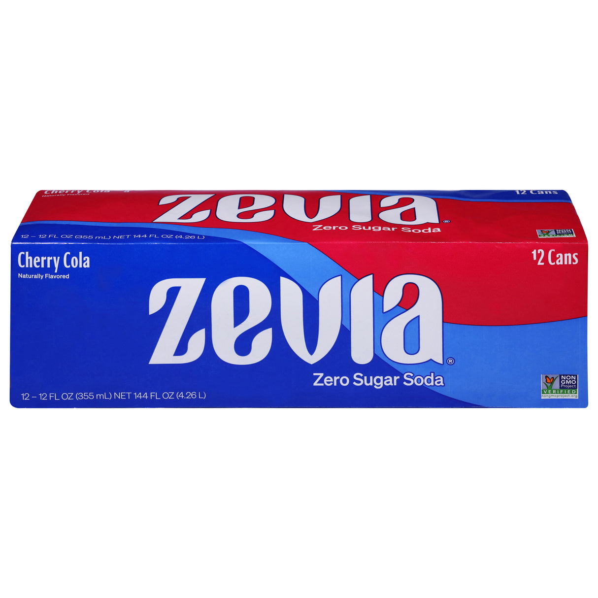 Zevia - Cherry Cola Soda, 12/12 fl oz (Pack of 2) - Zero Calorie Drink