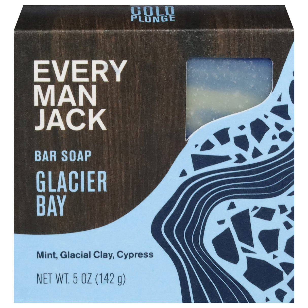 Every Man Jack Glacier Bay Body Bar, 5 oz. - Refreshing & Naturally Derived