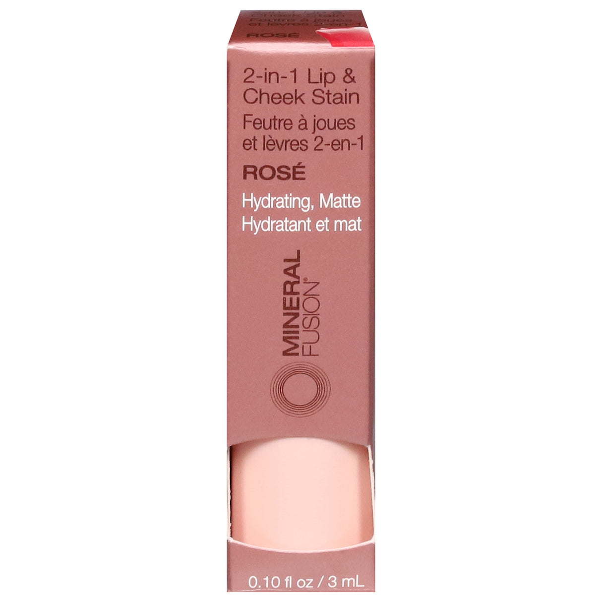 Mineral Fusion Rose Stain - Lip & Cheek Tint - .1 fl oz