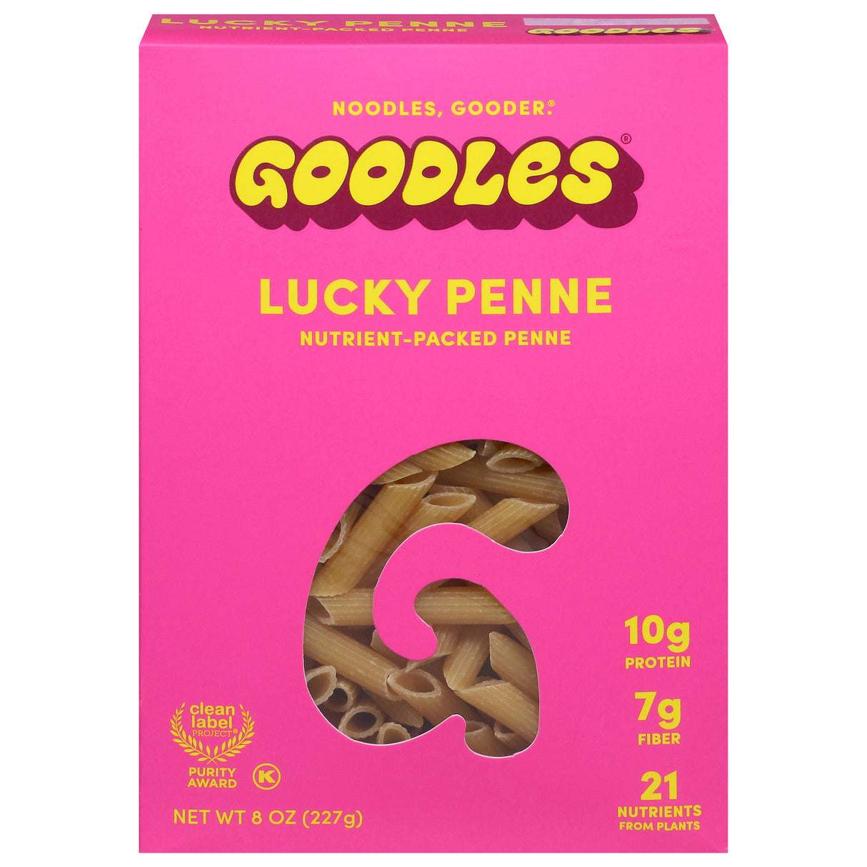 Goodles Lucky Penne Pasta, 12 x 8 oz - Healthy Mac & Cheese Alternative