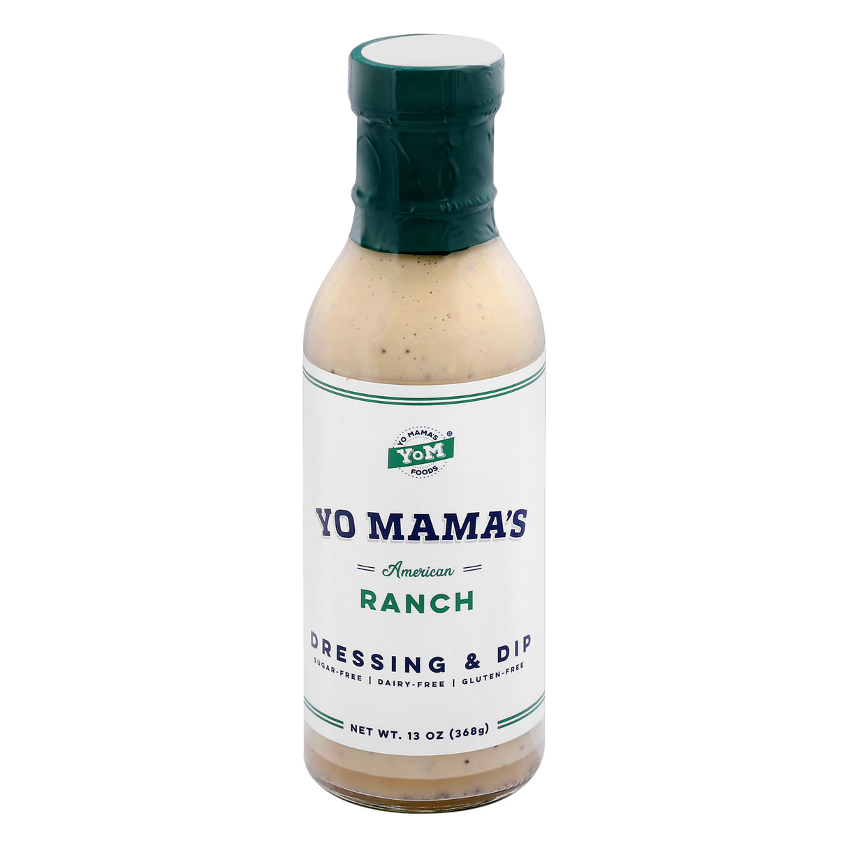 Yo Mama's Foods American Ranch Dressing - 6 x 13 Oz - Creamy, Classic Flavor