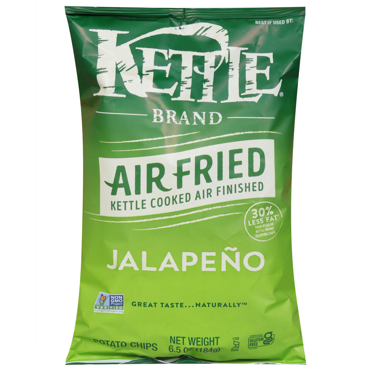 Kettle Brand Jalapeno Potato Chips 12 Bags | Spicy, Crunchy & Flavorful