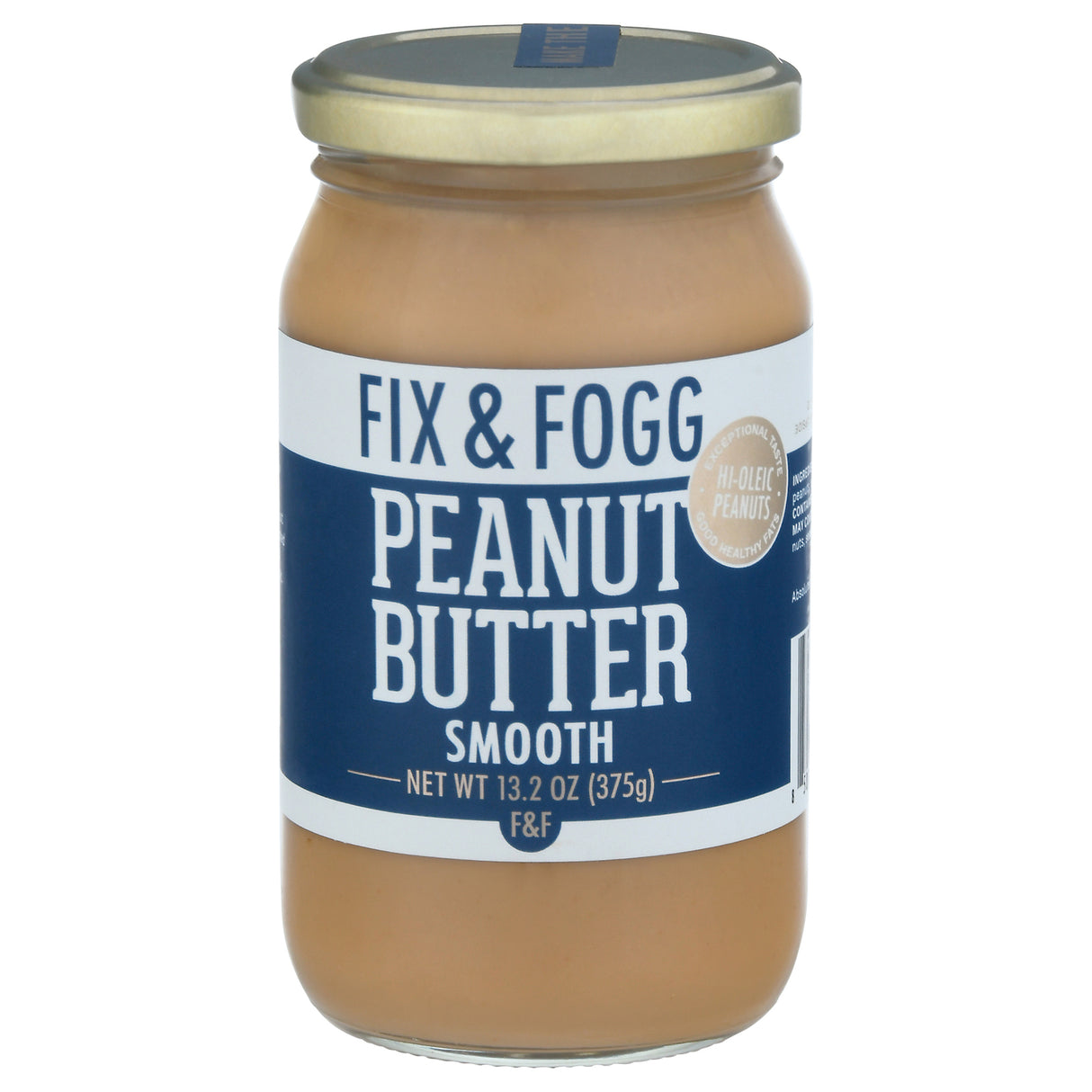 Fix & Fogg Smooth Peanut Butter (6 Jars): Delicious & Healthy - Shop Now!