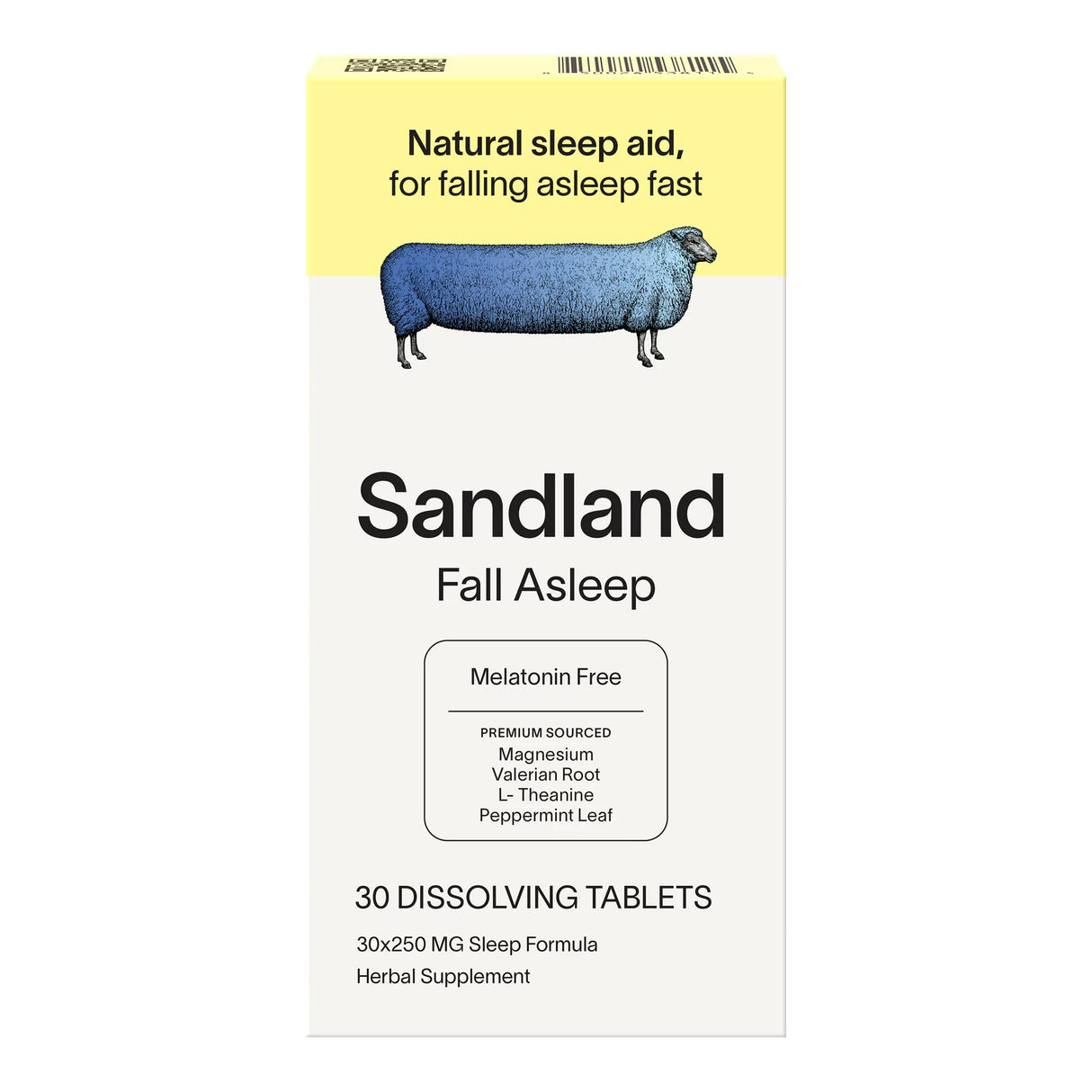Sandland Fall Asleep Supplement - 30 Count - Cozy Farm