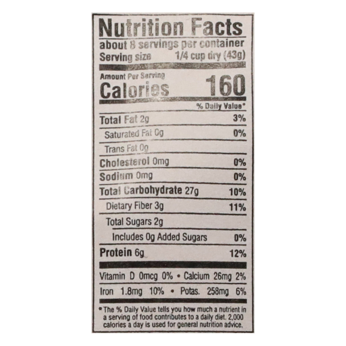 Simpli Quinoa, White Regenerate, 8 x 12 Oz - Cozy Farm