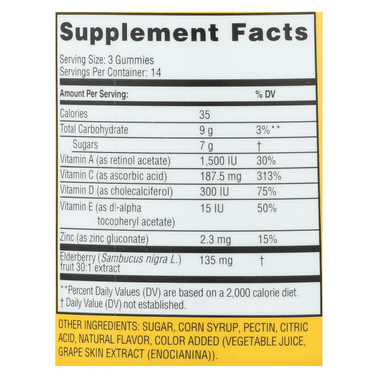 Zarbee's Immune Support Elderberry Gummies, 42-Count - Cozy Farm