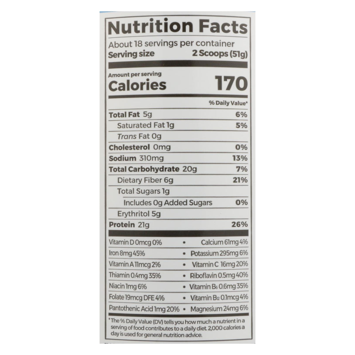 Orgain - Protein Powder Plnt Ch Fud - 1 Each - 2.02 Lb - Cozy Farm