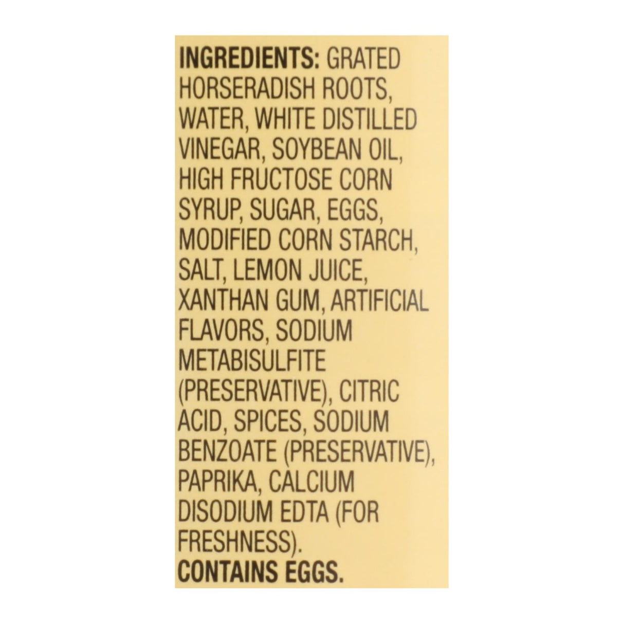 Reese Horseradish - Cream Style - Case Of 12 - 6.5 Oz - Cozy Farm