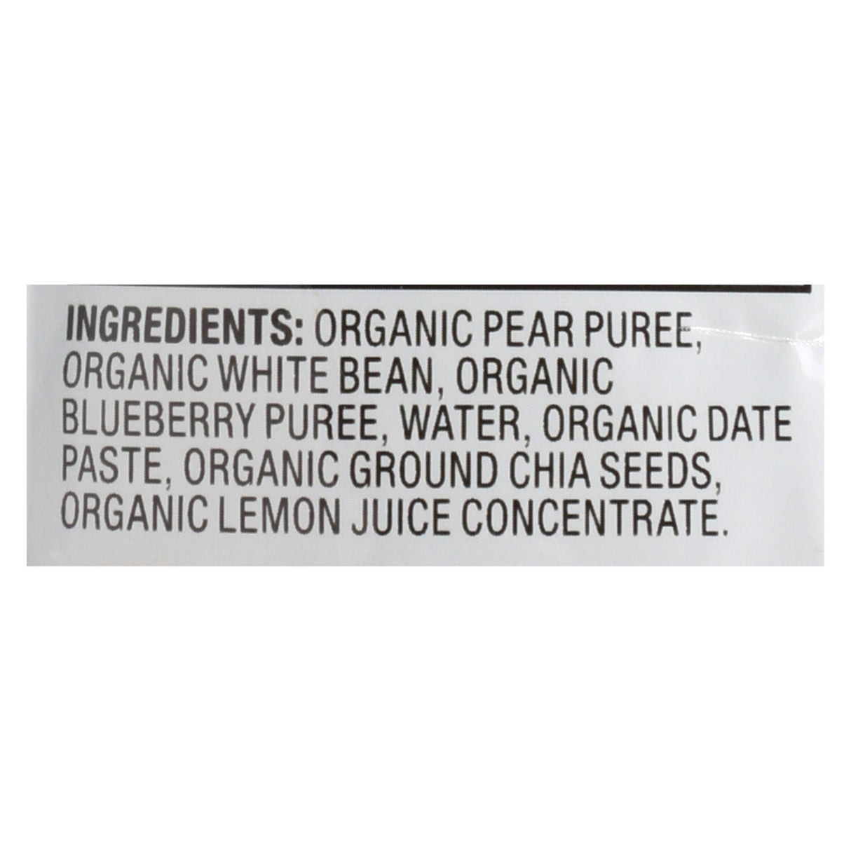 Plum Organics Plum Tots Tots Snacks Pear Bean Blueberry - Case Of 6 - 4 Oz - Cozy Farm