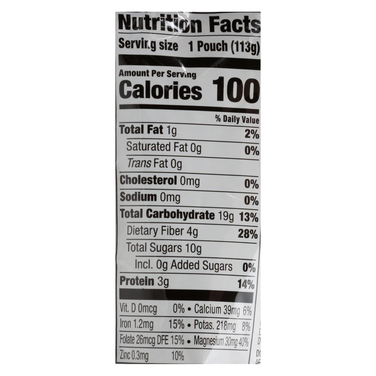 Plum Organics Plum Tots Tots Snacks Pear Bean Blueberry - Case Of 6 - 4 Oz - Cozy Farm