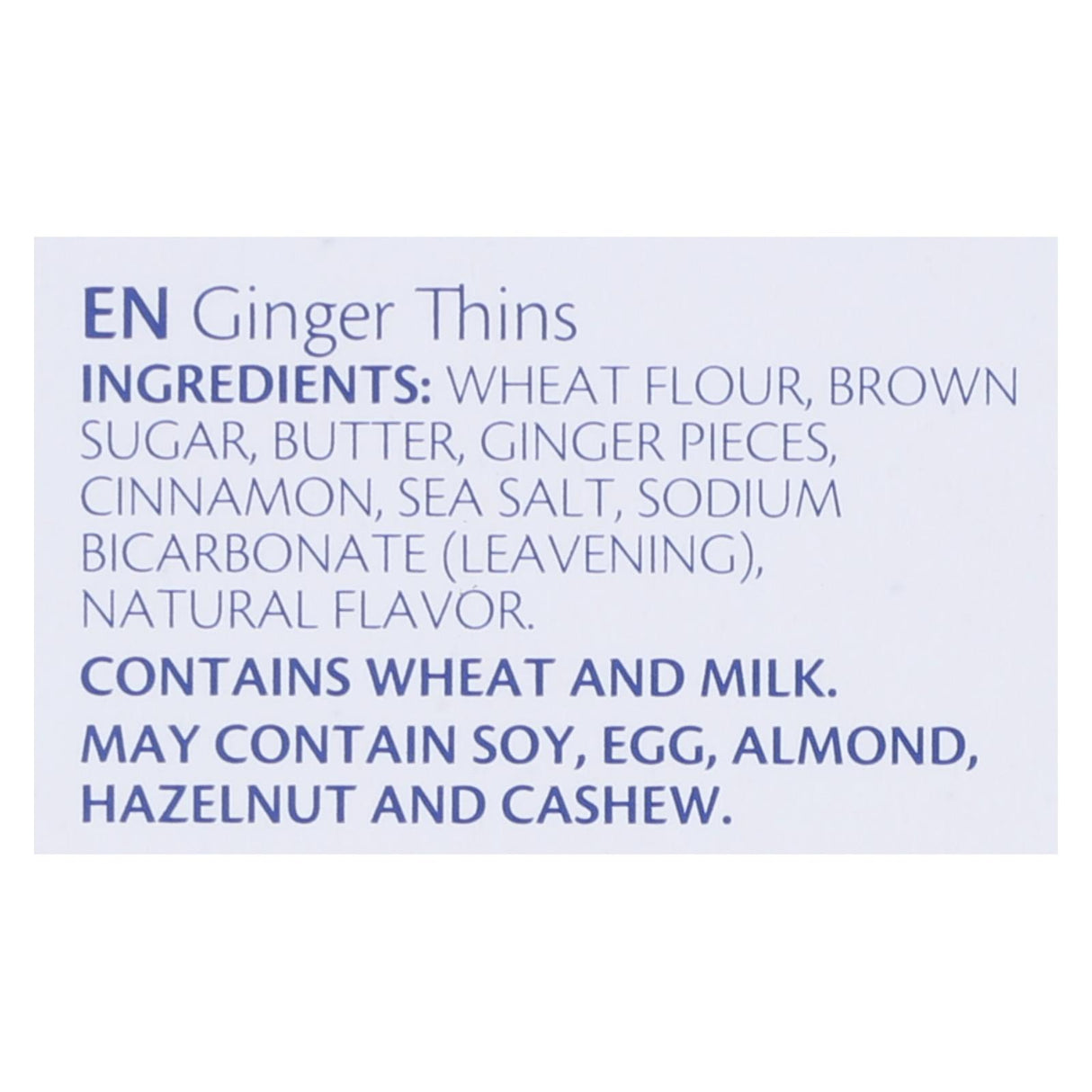 Jules Destrooper - Cookies - Ginger Thins - Case Of 12 - 3.35 Oz. - Cozy Farm