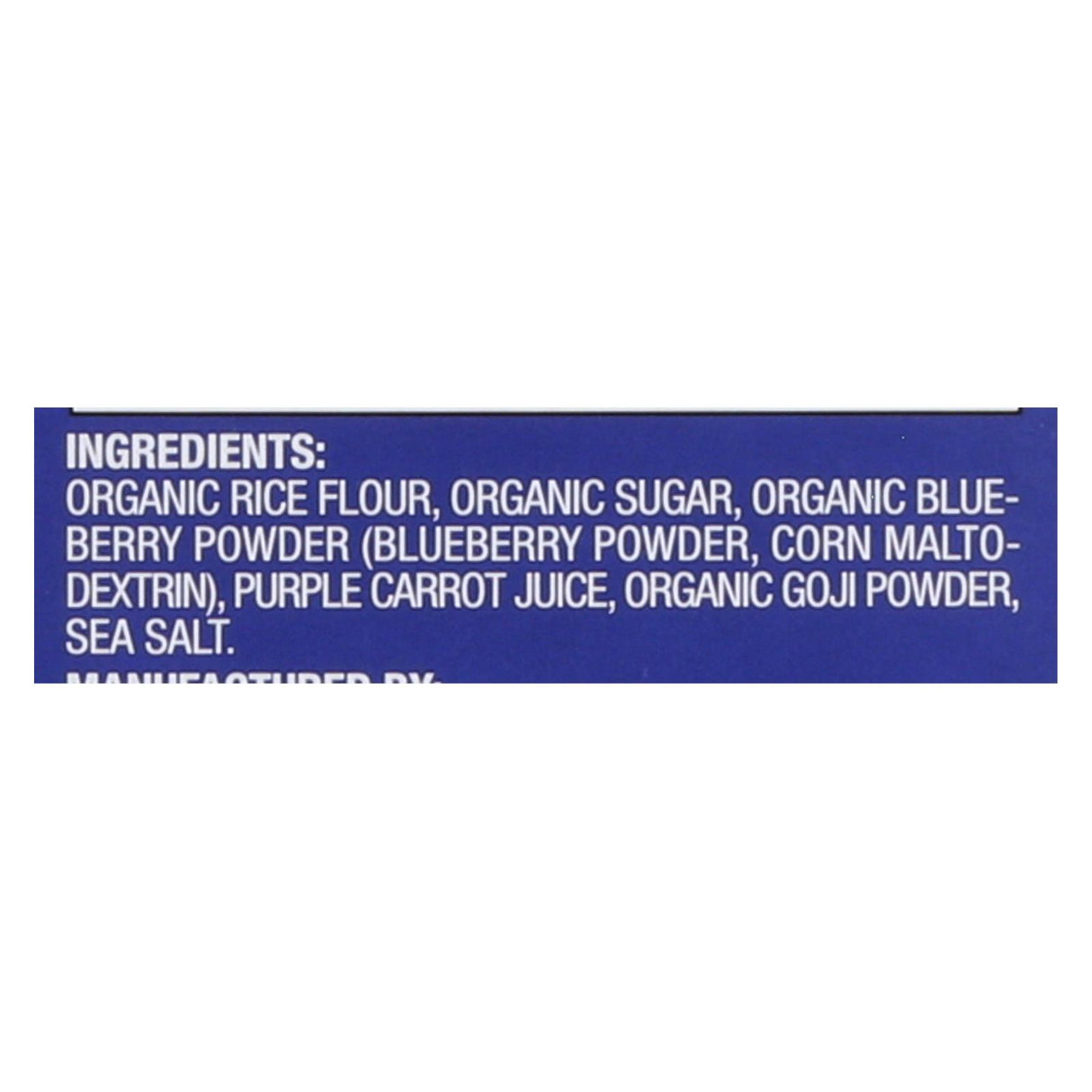 Baby Mum Mum Organic Baby Teeth Rice Rusk Organic Rice Snack With Blueberry And Goji Flavor - Case Of 6 - 1.76 Oz - Cozy Farm