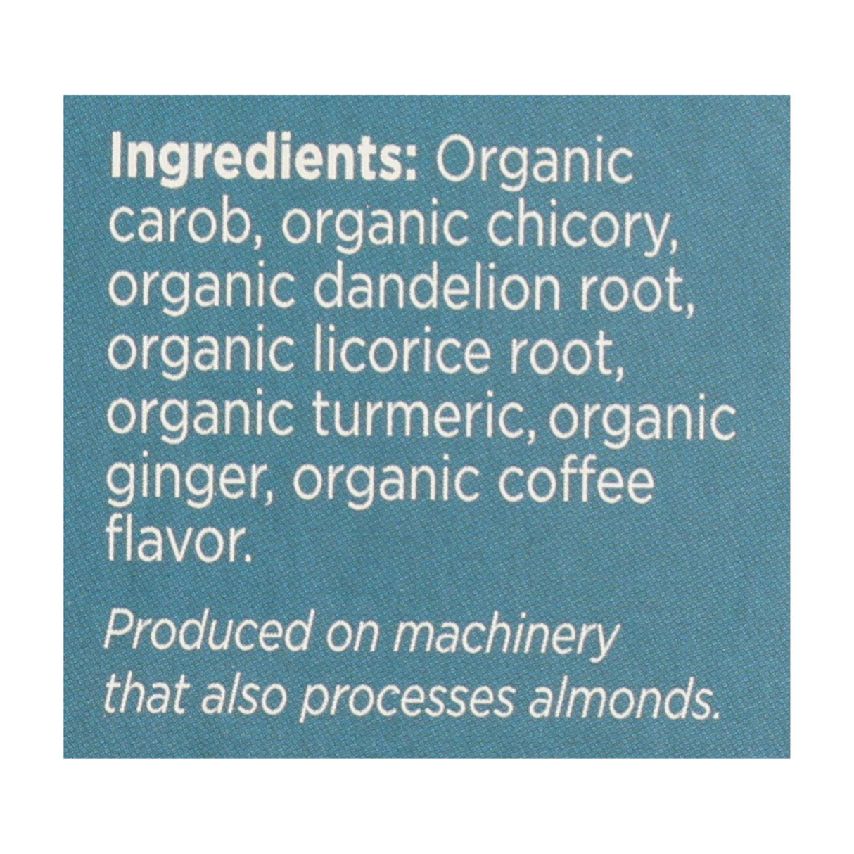 Teeccino Organic Chircory Herbal Tea - Dandelion Turmeric - Case Of 6 - 10 Bag - Cozy Farm