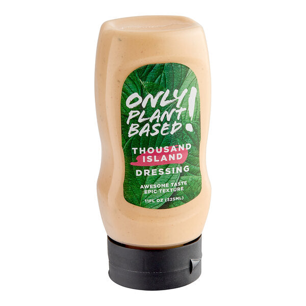 Only Plant Based Thousand Island Dressing, 11 fl oz (Pack of 8) - Gluten-Free Salad