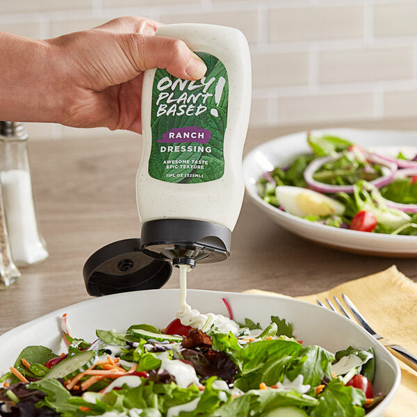 Only Plant-Based® Ranch Dressing - Creamy, Vegan, Gluten-Free (8 x 11 oz) - Cozy Farm