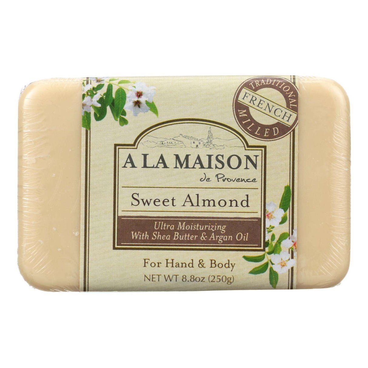A La Maison Sweet Almond Bar Soap (8.8 Oz.) - Cozy Farm