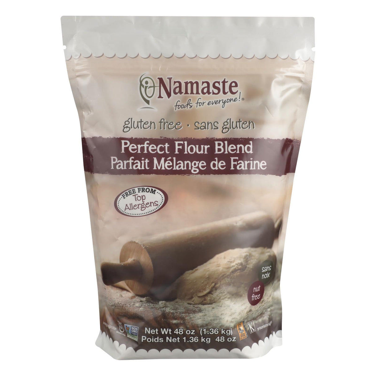 Namaste Foods Gluten Free Perfect Flour Blend - 48 Oz, Pack of 6 - Cozy Farm
