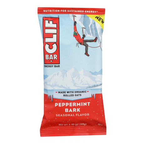 Clif Bar Peppermint Bark Energy Bar - Case of 12 - 2.4 oz Each - Cozy Farm 