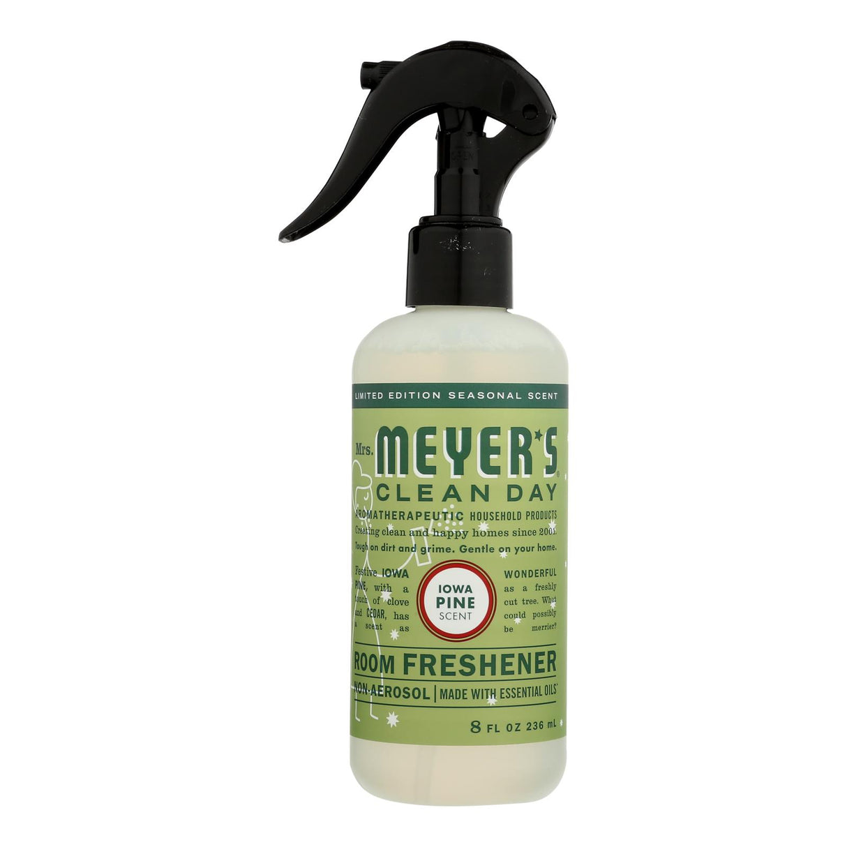 Mrs. Meyers Clean Day Iowa Pine Room Freshener, Pack of 6, 8 Oz. - Cozy Farm