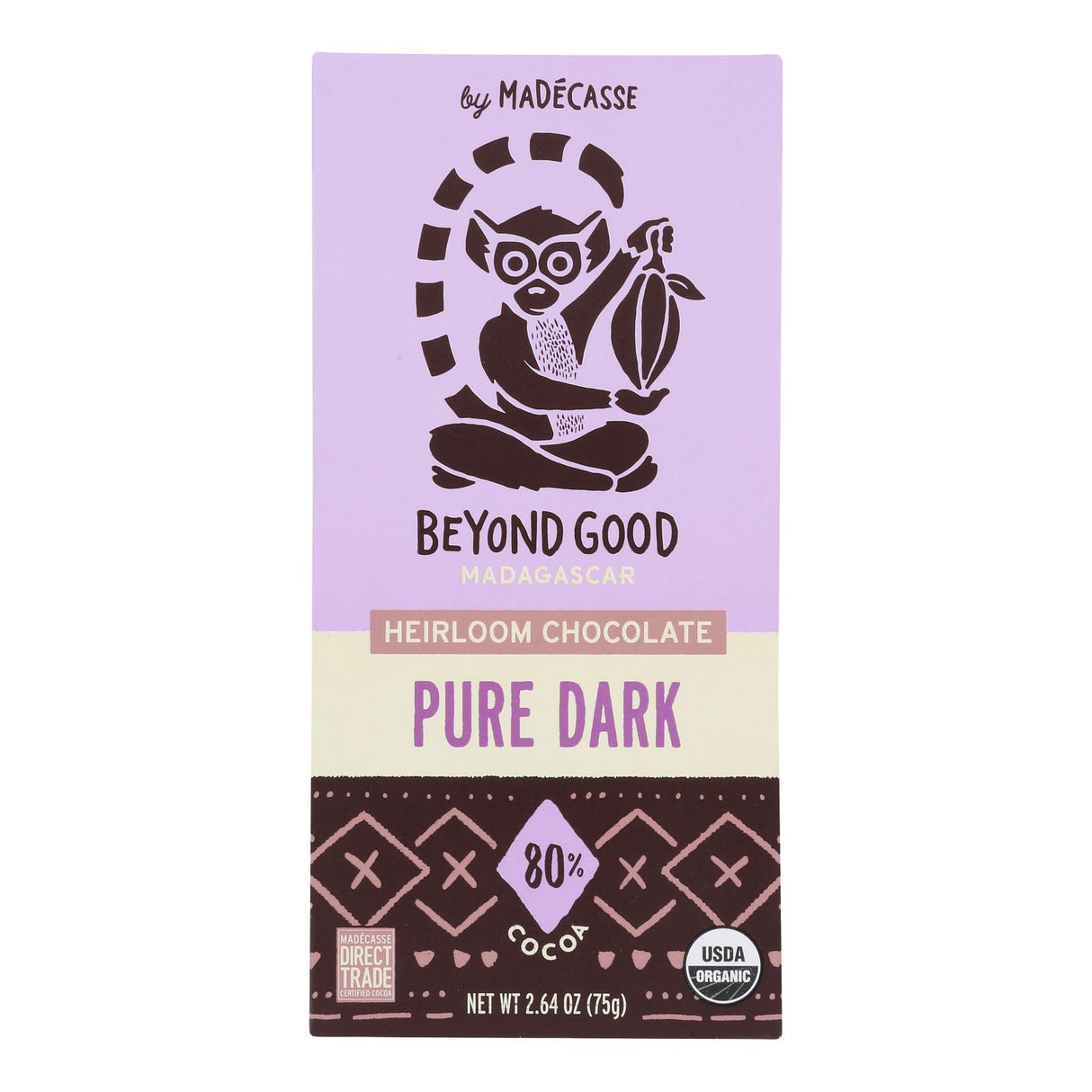Madecasse 80% Pure Dark Chocolate (Pack of 12 - 2.64 Oz.) - Cozy Farm