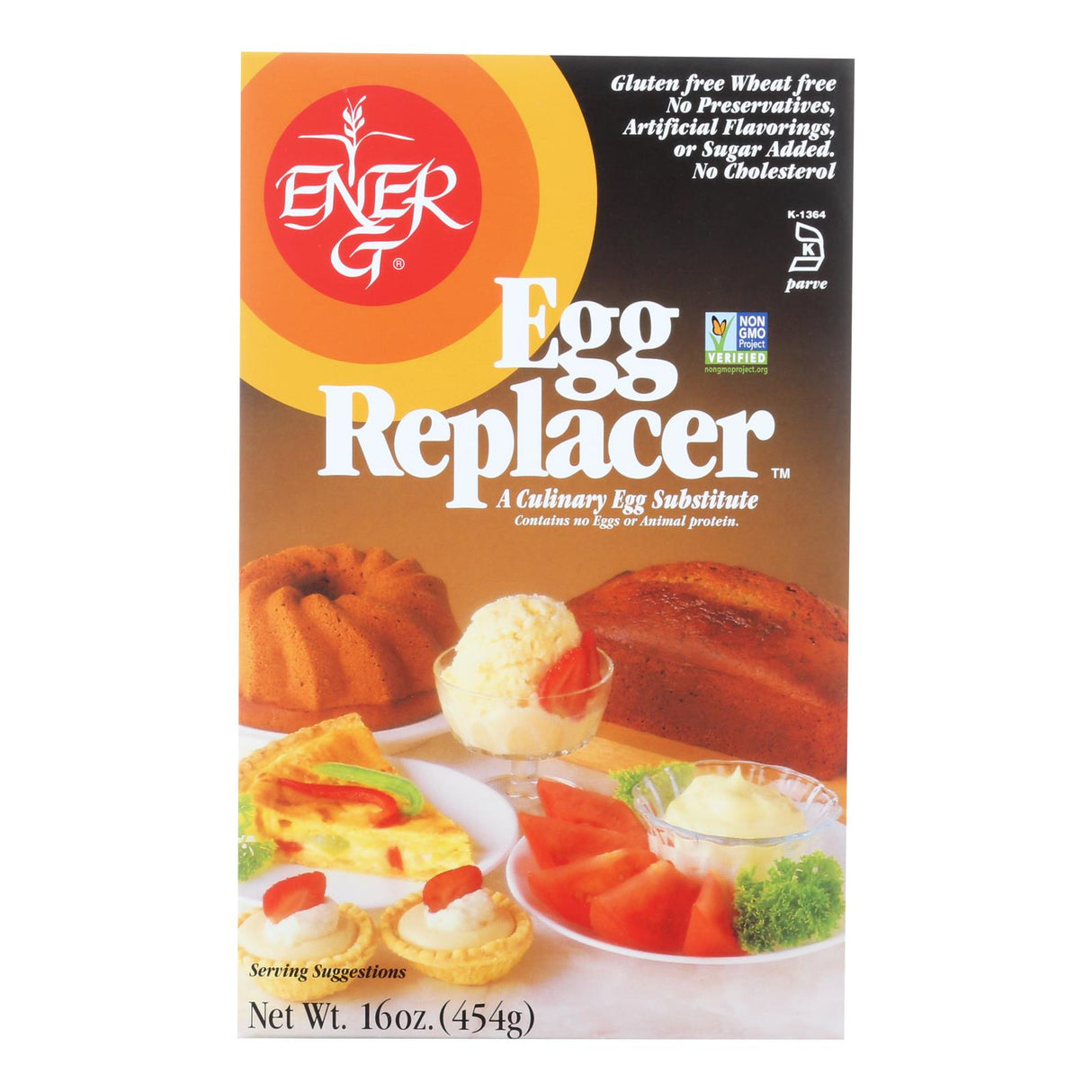 Ener-G Foods Egg Replacer, Vegan - 16 Oz, Case of 12 - Cozy Farm