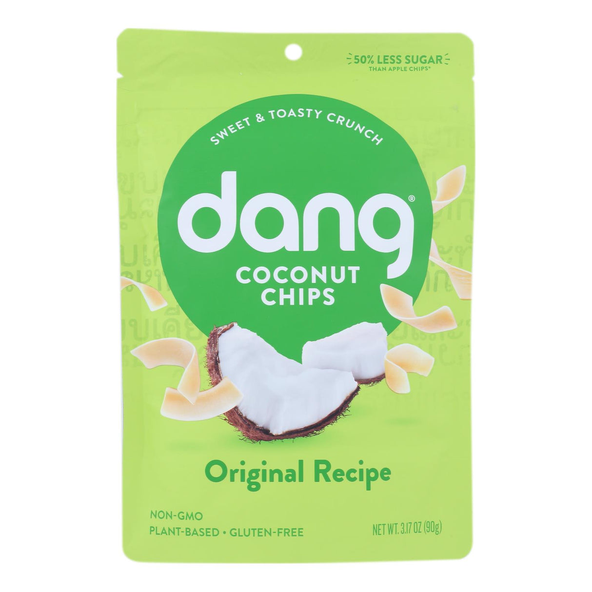 Dang Toasted Original Coconut Chips - 3.17 Oz. (12-Pack) - Cozy Farm