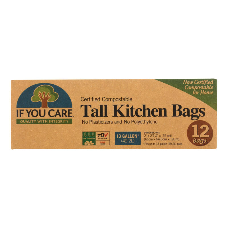 You Care Compostable Kitchen Trash Bags (12 Count) - Cozy Farm 