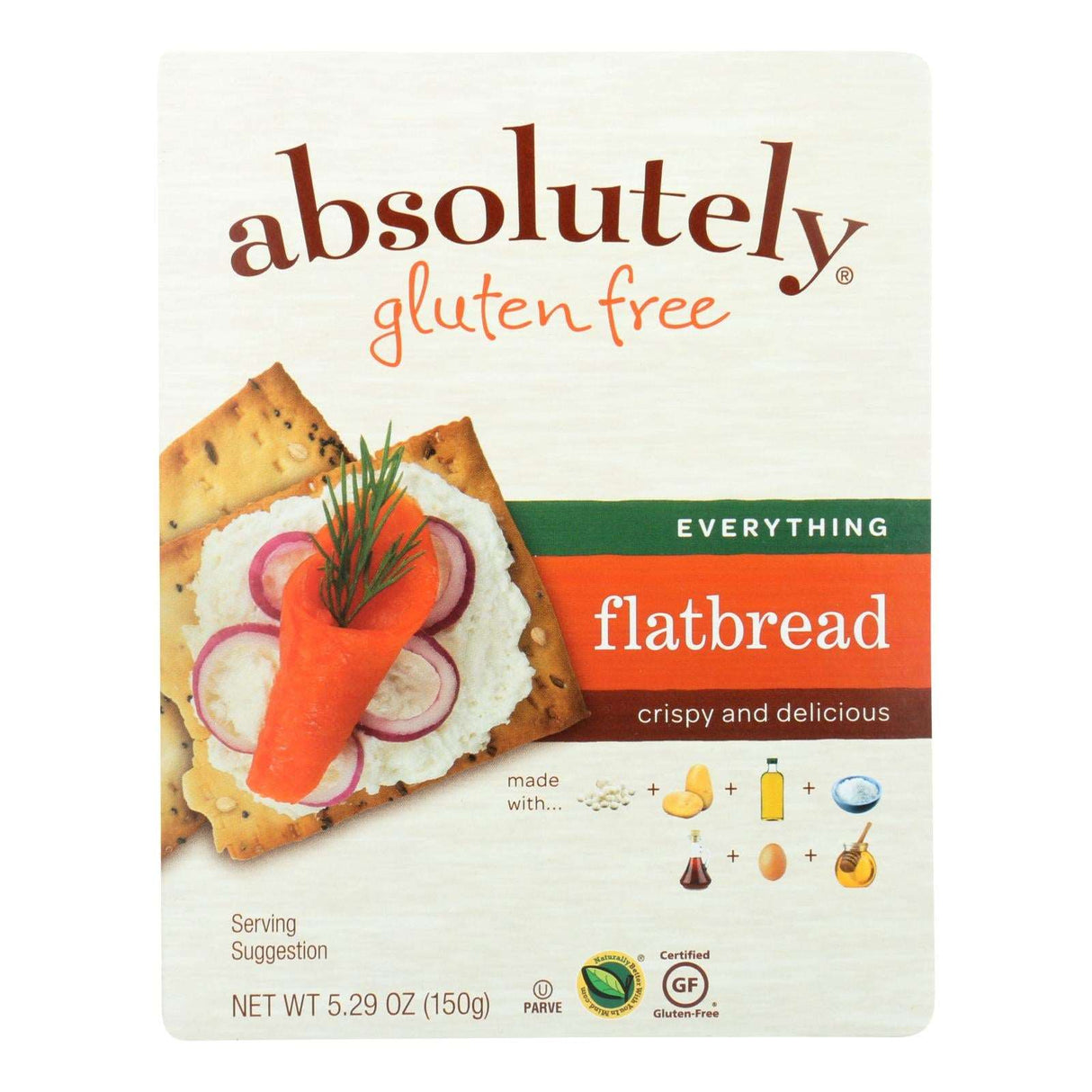 Absolutely Gluten-Free Original Flatbread (12-Pack) - 5.29 Oz. Each - Cozy Farm