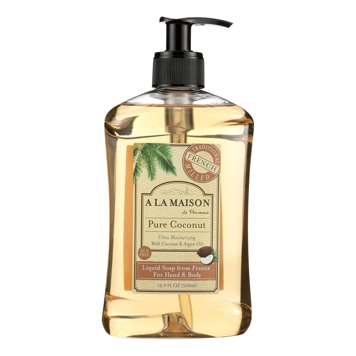 A La Maison French Liquid Soap - Coconut - 16.9 oz - Cozy Farm