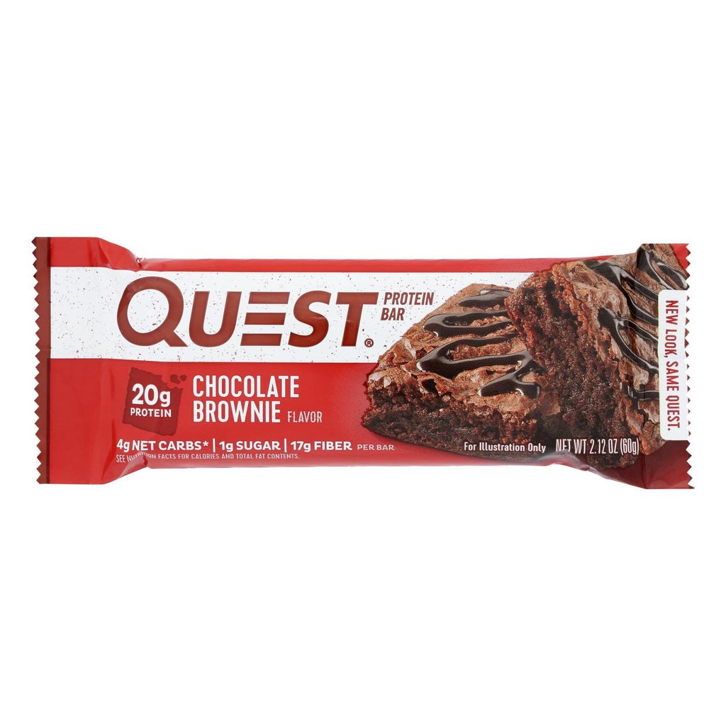 Quest Bar - Chocolate Brownie - 20 grams of protein - (2.12 Oz Bars) 12-Pack - Cozy Farm 