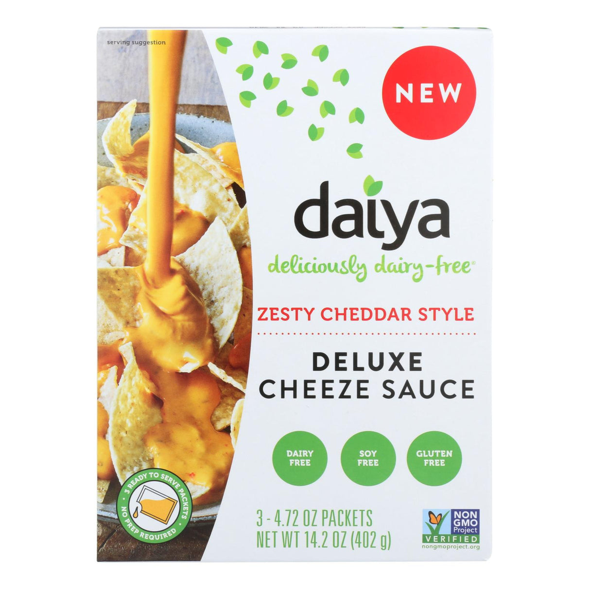 Daiya Zesty Cheddar Style Deluxe Cheeze Sauce - 8 Pack - 14.2 Oz - Cozy Farm