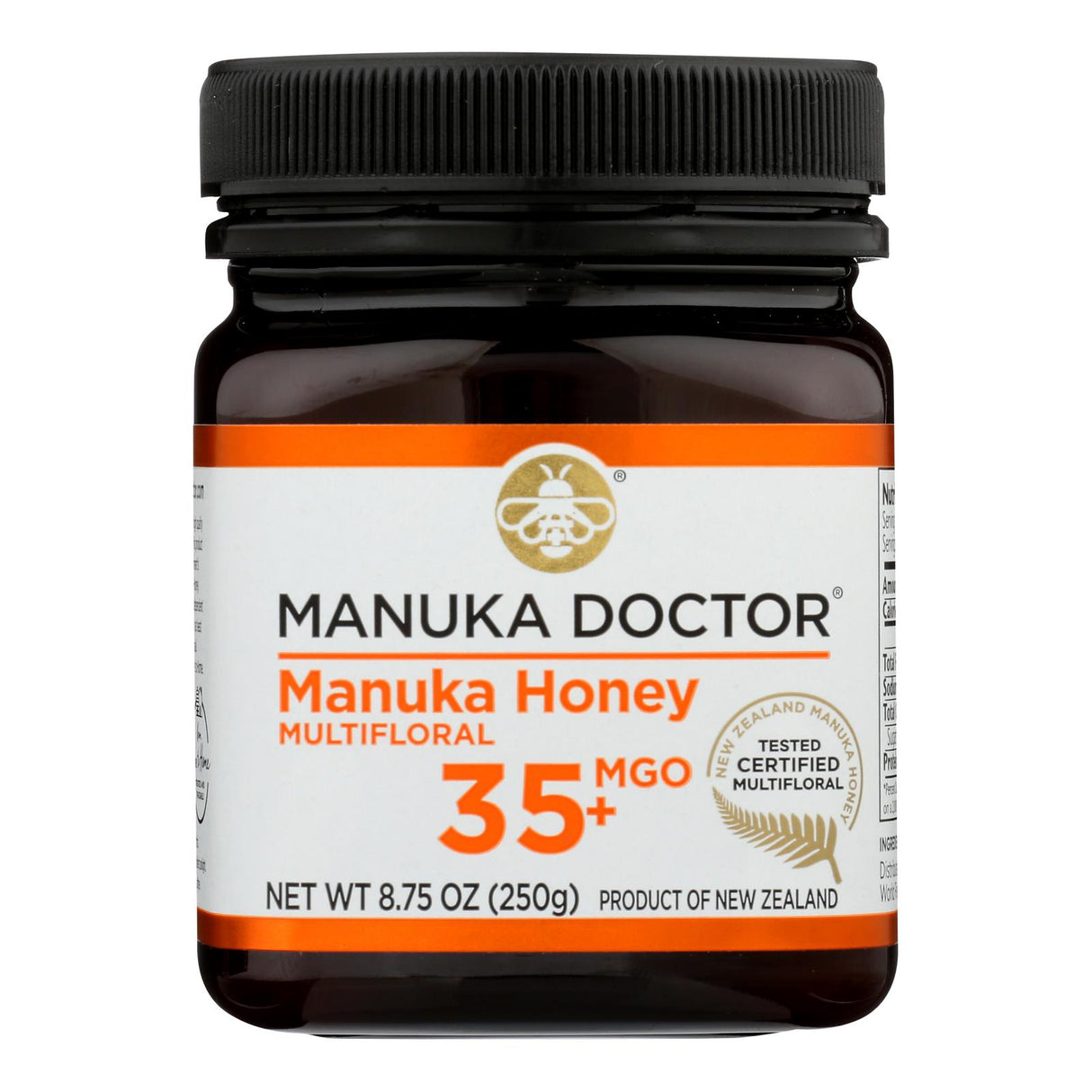 Manuka Doctor Premium MGO35+ Manuka Honey, 250g (Pack of 6) - Cozy Farm