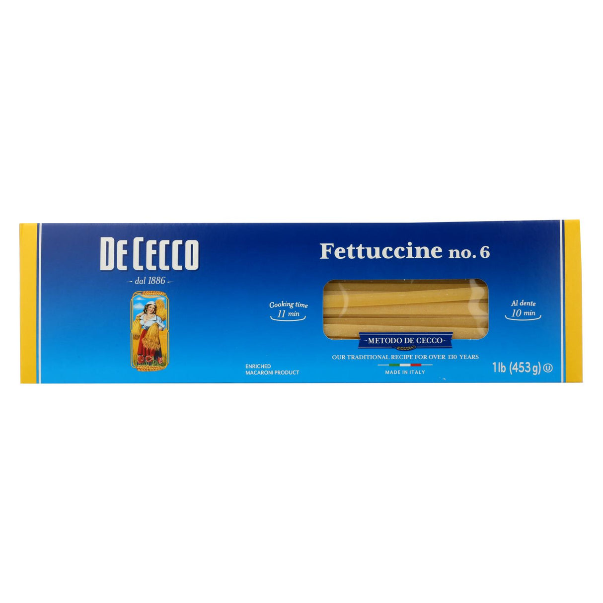 De Cecco Fettuccine Pasta 16 Oz - Pack of 20 - Cozy Farm
