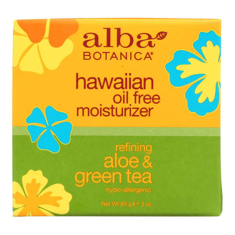 Alba Botanica Hawaiian Aloe and Green Tea Oil-Free Moisturizer (3 Oz.) - Cozy Farm 