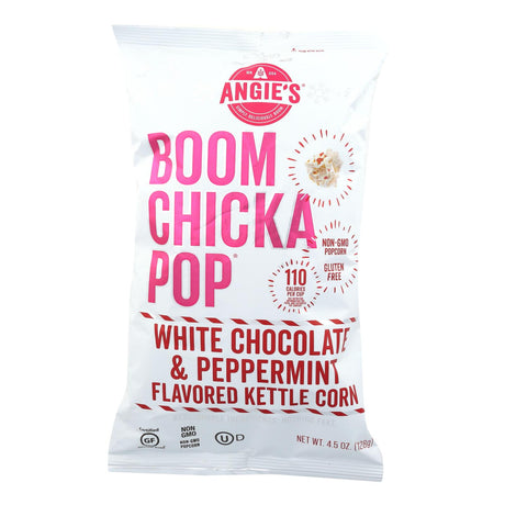 Angie's Kettle Corn White Chocolate and Peppermint (Pack of 12 - 4.5 Oz.) - Cozy Farm 