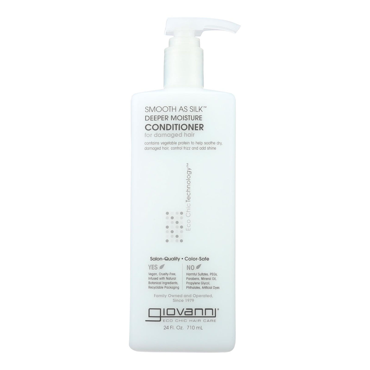 Giovanni Hair Care Products - Conditioner Smooth as Silk Deep Moisture - 24 fl oz - Pack of 2