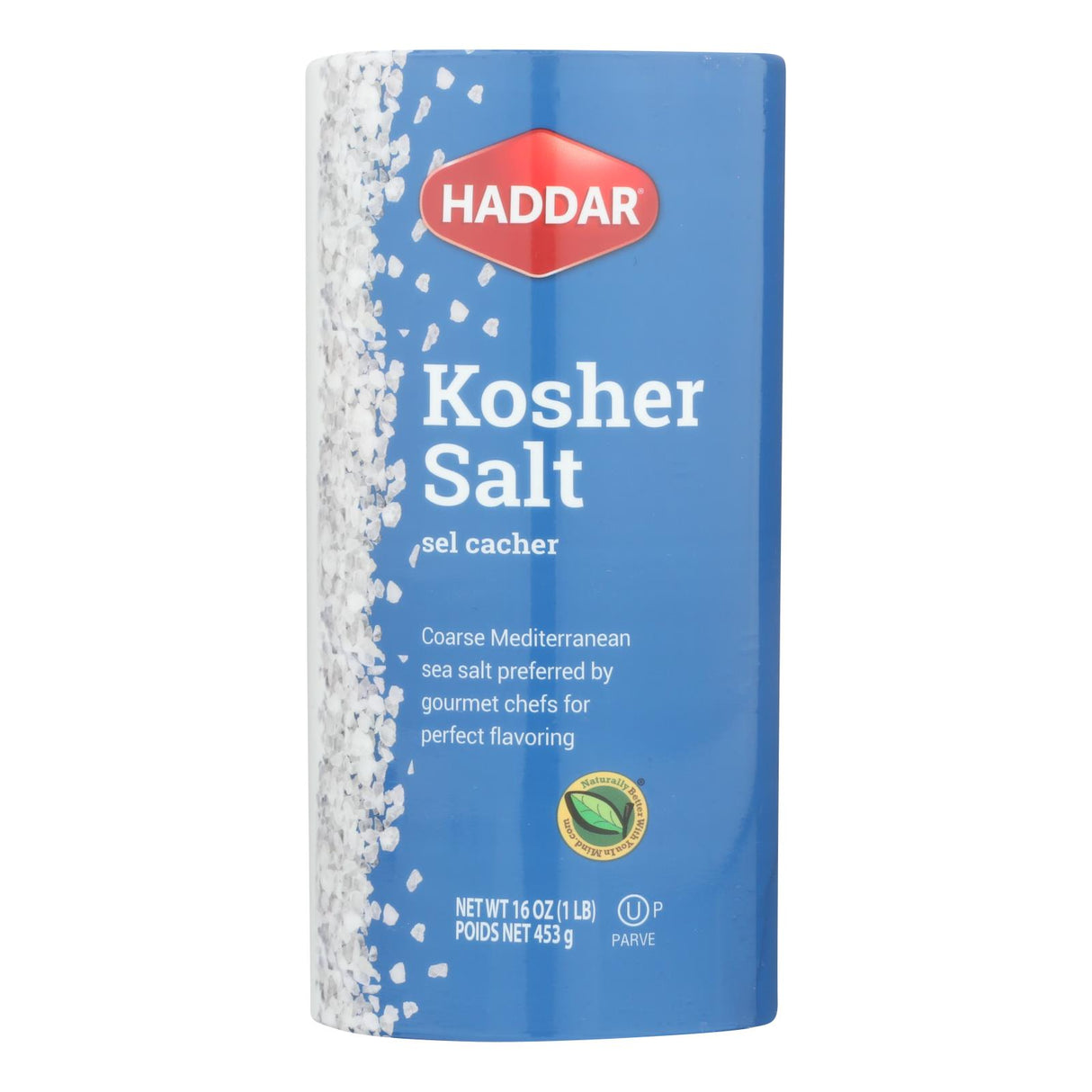 Haddar Salt - Kosher - Case Of 12 - 16 Oz - Cozy Farm
